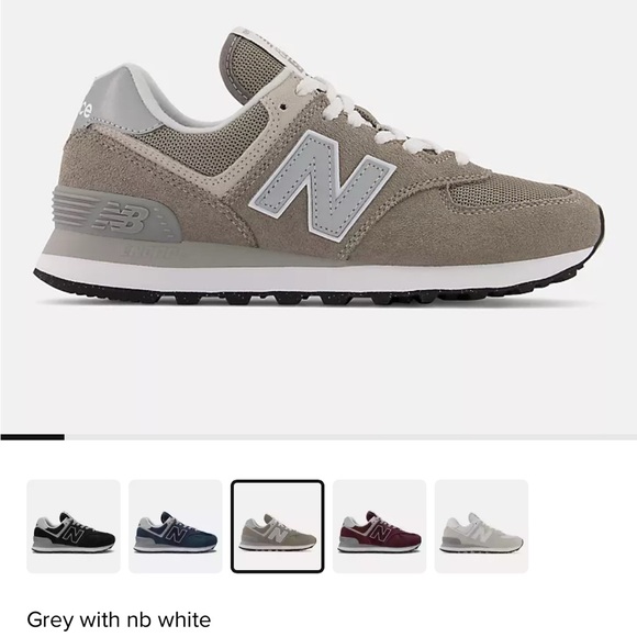 New Balance 574 Core Grey Womens Size 8 - Picture 3 of 13